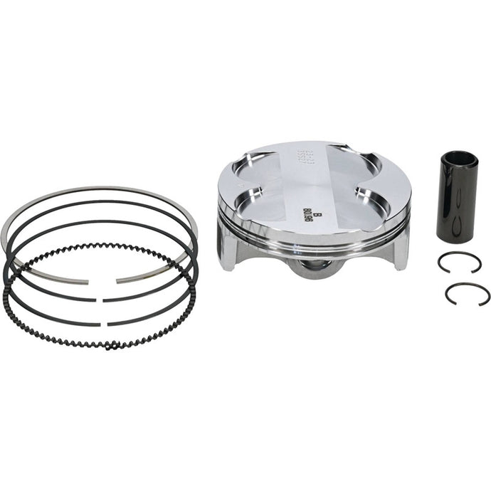 Vertex 24637B Forged Big Bore Piston Kit (270 cc) - 3.00mm Oversize to 83.96mm, 14.1:1 Compression