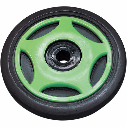 Parts Unlimited 04-200-11 Colored Idler Wheel - 5.63in. x .625in. (With Insert) - Green