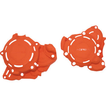 Acerbis 2983235226 X-Power Engine Covers - Orange 16