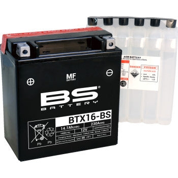 Bs Battery 300609 MF AGM Maintenance-Free Battery