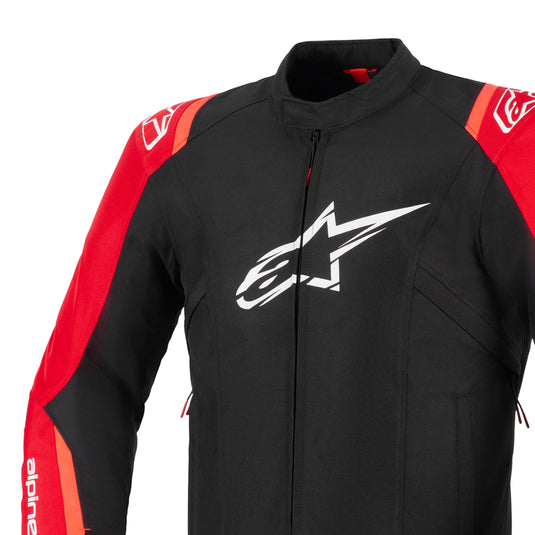 Alpinestars T-SPS V2 Waterproof Jacket (X-Large, Black/Red/Red Fluo)