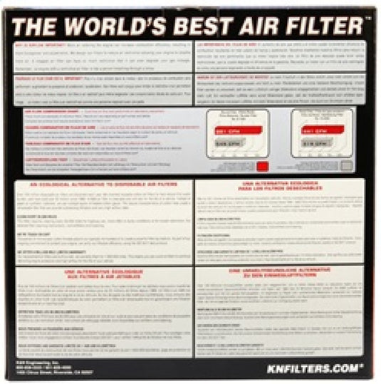 K&N Engineering E-1250 KN Drop in Air Filters