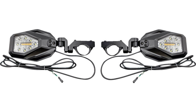 Custom Dynamics SXS-MIRROR SXS Mirror Turn Signal - Black
