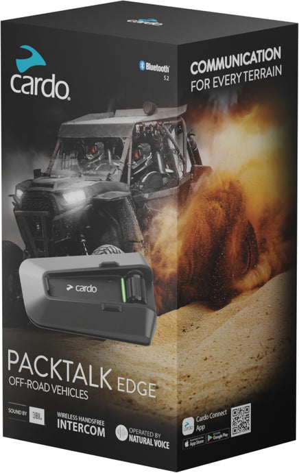 Cardo Packtalk Edge Single ORV  Helmet Kit