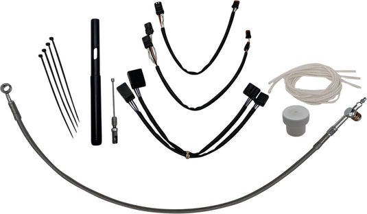 Fat Baggers, Inc. 109514 EZ Install Handlebar Kit - Chrome