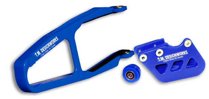 T.M. Designworks YCP-YZK-BU Baja-Rally Chain Slide-N-Guide Kit - Blue