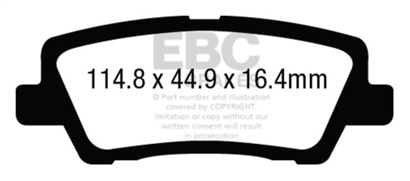 Load image into Gallery viewer, Ebc DP33012C EBC Redstuff Brake Pad Sets
