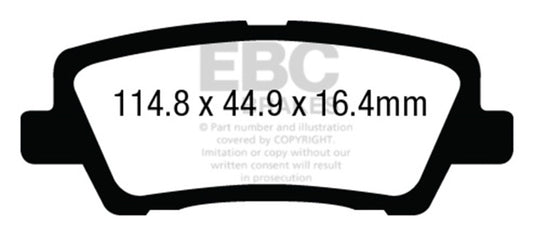 Ebc DP33012C EBC Redstuff Brake Pad Sets