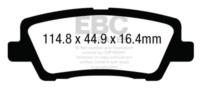 Ebc DP33012C EBC Redstuff Brake Pad Sets