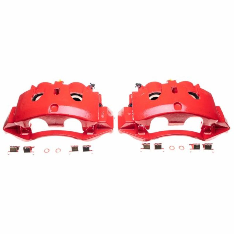 Load image into Gallery viewer, Powerstop S5330 PSB Red Calipers
