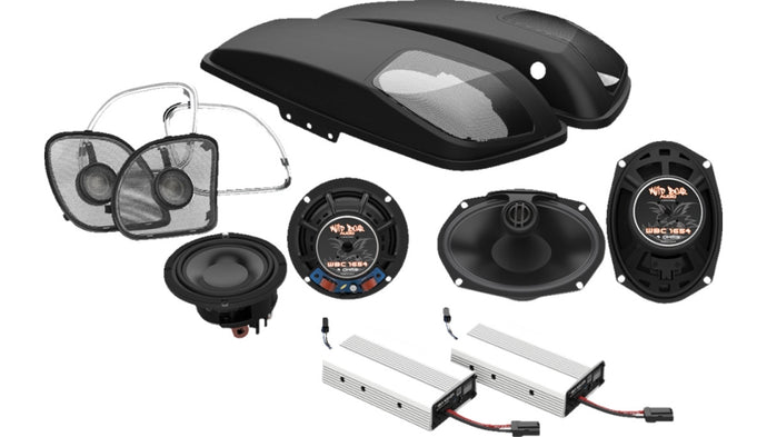 Wild Boar Audio WBA 800.4RG KIT 800-Watt Amp/Front Speaker Kit