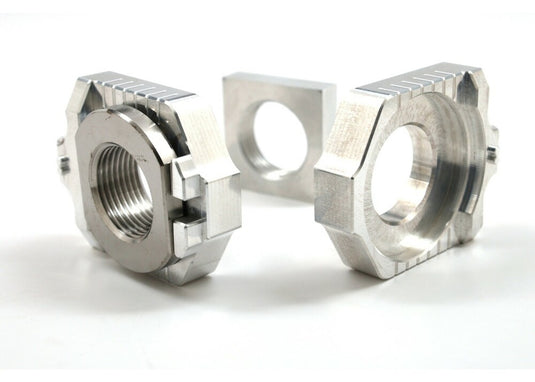 Works Connection 17-316 Elite Axle Blocks Kit - Silver