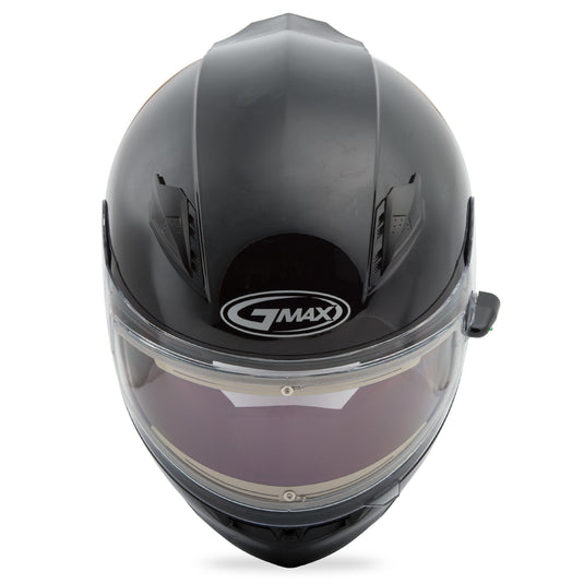 G-Max FF49 Snow Helmet with Electric Shield (X-Large, Gloss Black)