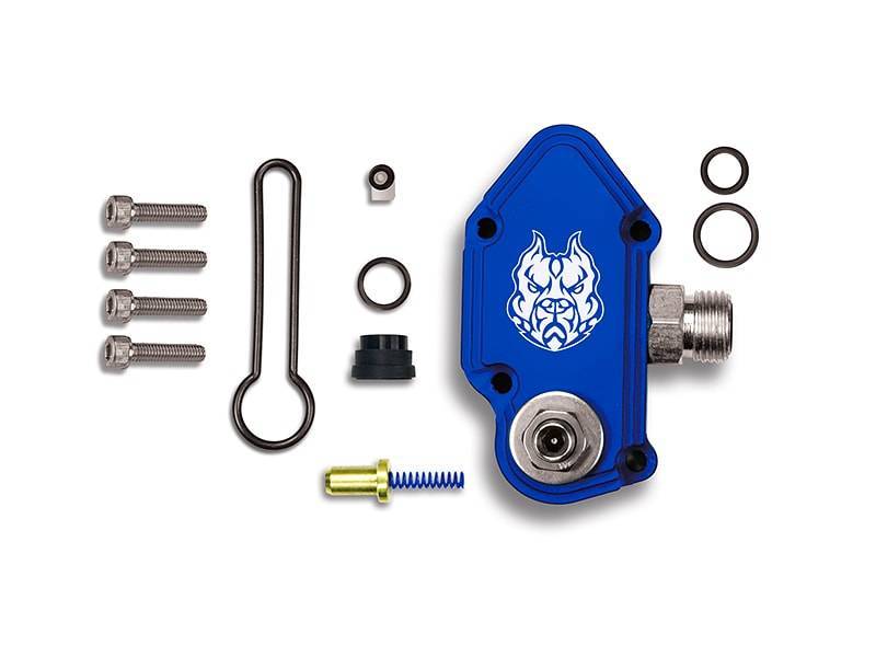 Load image into Gallery viewer, Sinister Diesel SD-FUELBLK-6.0-ADJ SIN Fuel Pressure Regulators
