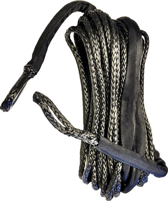 Open Trail 700-5150 Synthetic Winch Rope - Black - 50ft. x 1/4in.