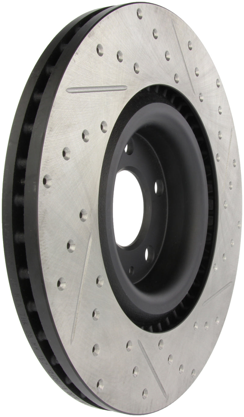 Load image into Gallery viewer, Stoptech 127.33087R ST Slot &amp; Drill Brake Rotors
