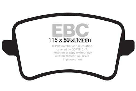 Ebc DP21988 EBC Greenstuff Brake Pad Sets