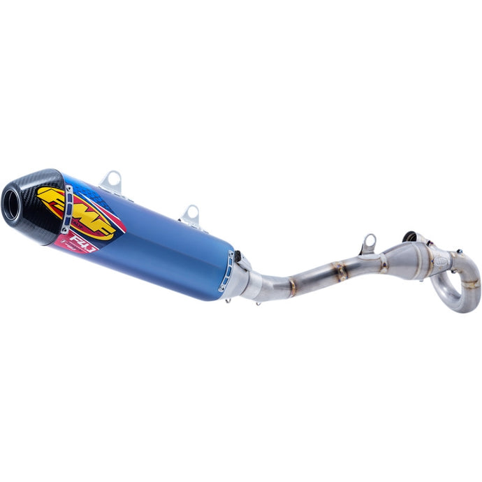 Fmf Racing 042398 Factory 4.1 RCT Full System - Blue Anodized Titanium Muffler - Carbon End Cap