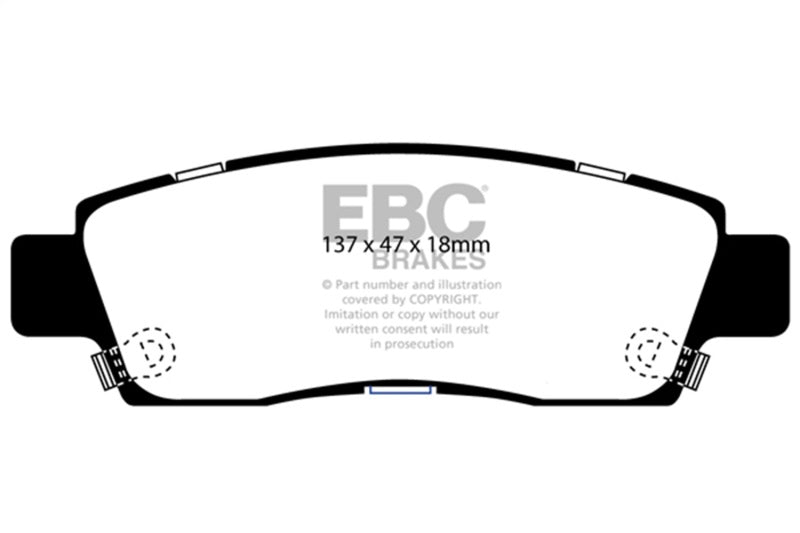 Load image into Gallery viewer, Ebc DP61672 EBC Greenstuff Brake Pad Sets
