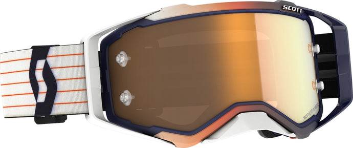 Blue/White / Gold Chrome Amplifier Works Lens