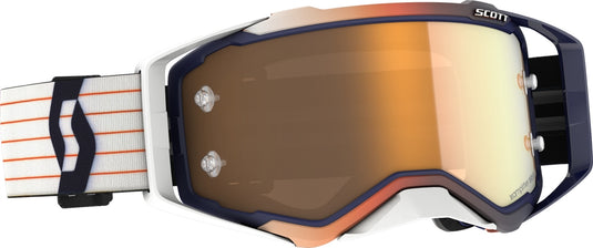 Blue/White / Gold Chrome Amplifier Works Lens