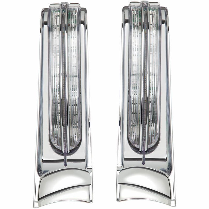 Ciro 40002 Saddlebag Accent Lights - Chrome