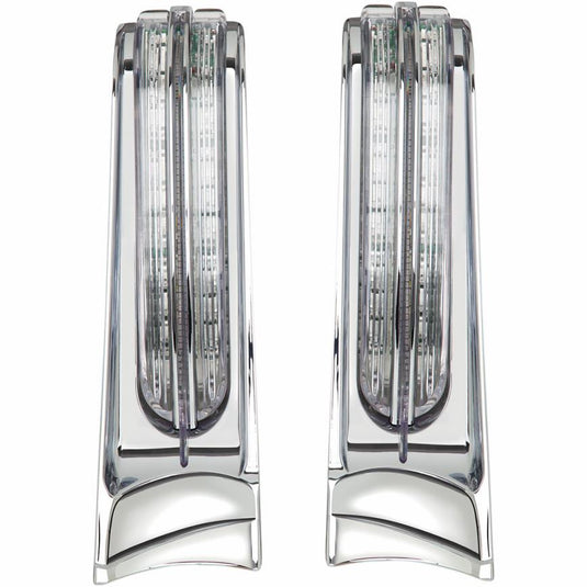 Ciro 40002 Saddlebag Accent Lights - Chrome
