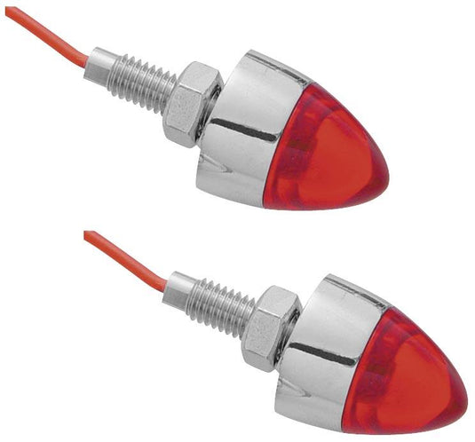Pro-One Performance 402270 Mini Bullet LED Marker Lights - Red Lens