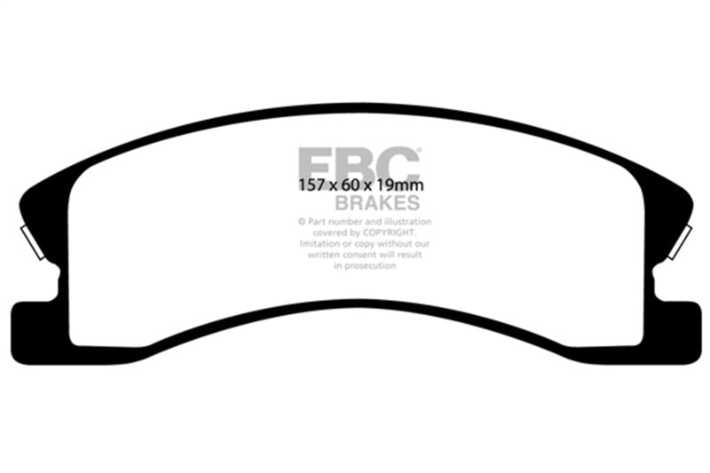 Load image into Gallery viewer, Ebc DP41664R EBC Yellowstuff Brake Pad Sets
