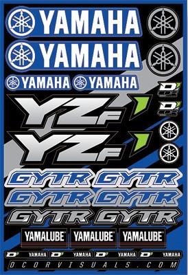 Dcor 40-50-100 Decal Sheet - Yamaha YZF