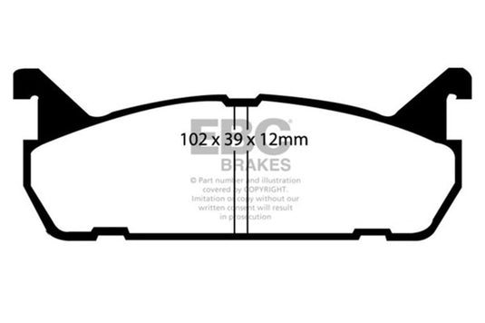 Ebc DP4828R EBC Yellowstuff Brake Pad Sets