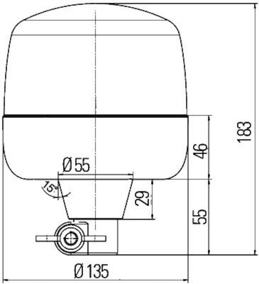 Hella 010979011 HELLA Work Lamp