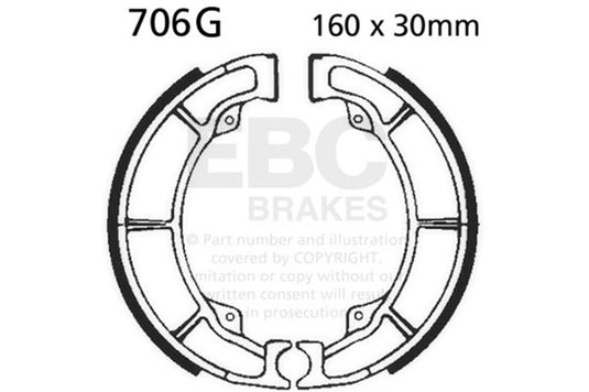 Ebc Powersports 706G EBC HH Sintered Brake Pads