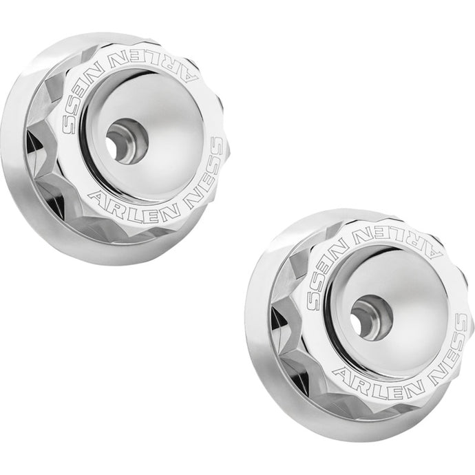 Arlen Ness 120-041 Fork Nut Cover For All Method No Flex Front Forks - Chrome