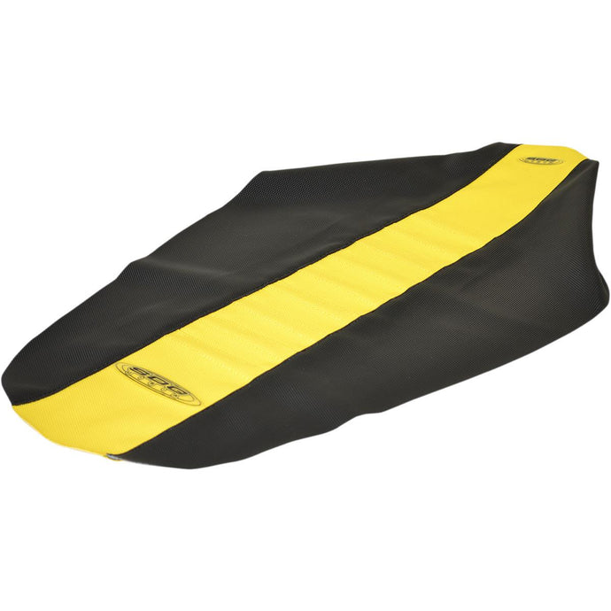 Sdg 96313YK 9-Pleat Gripper Seat Cover - Black/Yellow