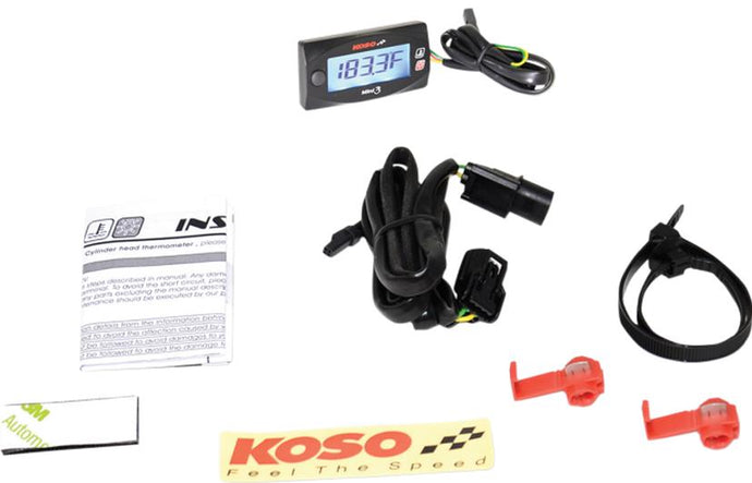Koso North America BA003245 Cylinder Head Temperature Meter