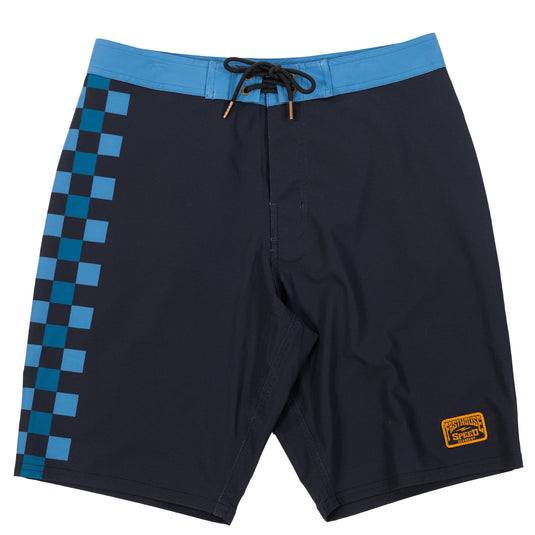 Fasthouse Staycation 21in. Boardshorts (32, Black/Denim)