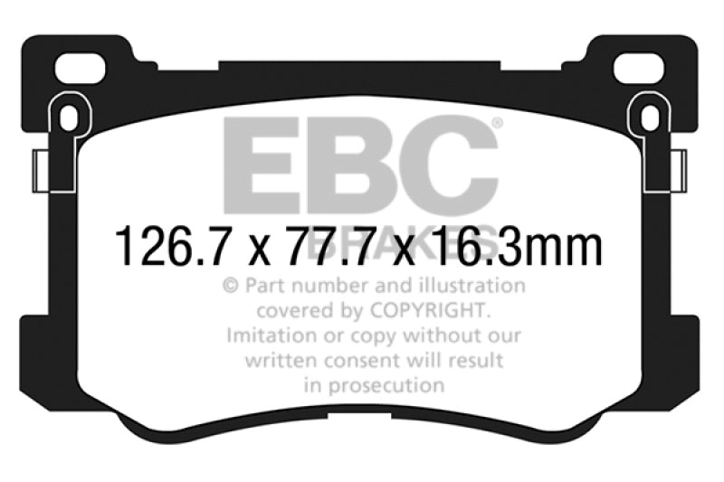 Load image into Gallery viewer, Ebc DP43048R EBC Yellowstuff Brake Pad Sets
