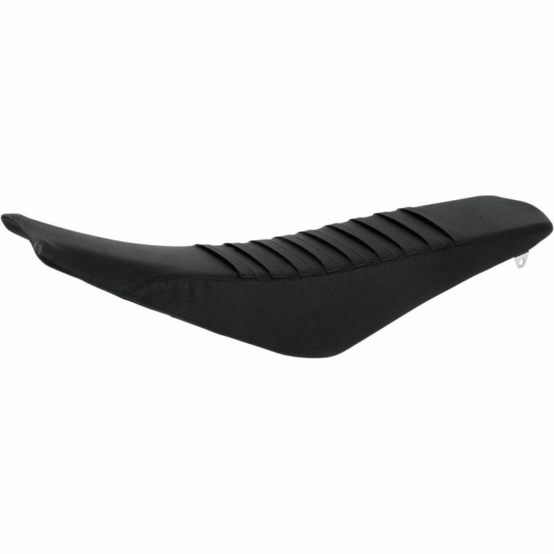 FLU Designs Inc. 65401 Team Issue Pleated  Grip Seat Cover - Black/Black