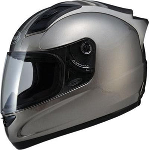 G-Max GM69 Solid Helmet Titanium Silver