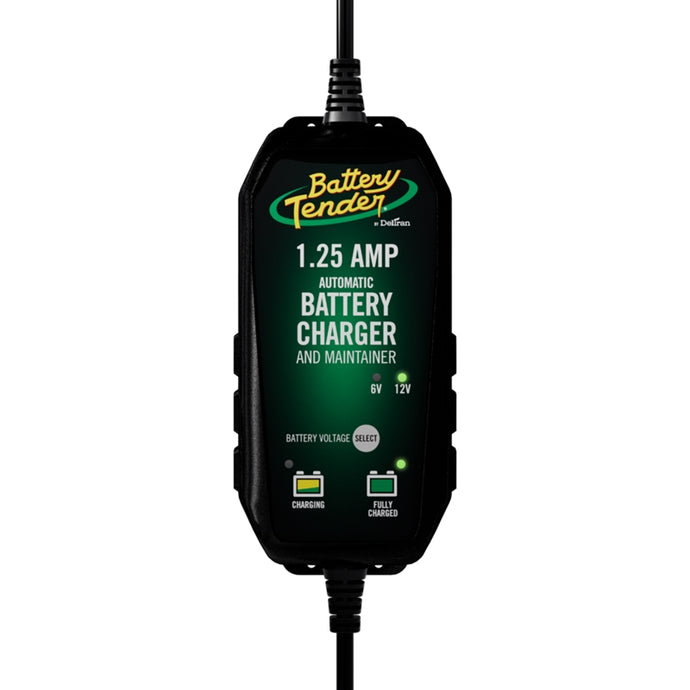 Battery Tender 022-0211-DL-WH 1.25 Amp Selectable Charger