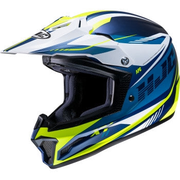 Hjc CL-XY II Drift Youth Helmet (Large, Semi-Flat Hi-Viz Yellow (MC-3HSF))