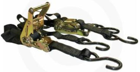 Erickson 05735 Heavy Duty Ratchet Strap - 1 1/2in x 6ft - 3000lb - Black