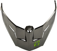 G-Max Gmax Md-74 Visor W/Screws - Striker Black/Silver/Green Metallic - OSFM