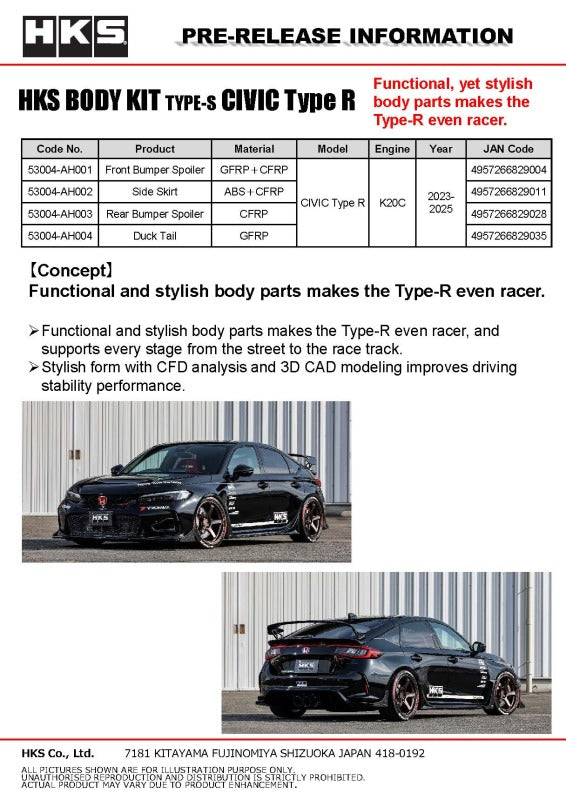 Load image into Gallery viewer, Hks 53004-AH001 HKS Premium Body Kits
