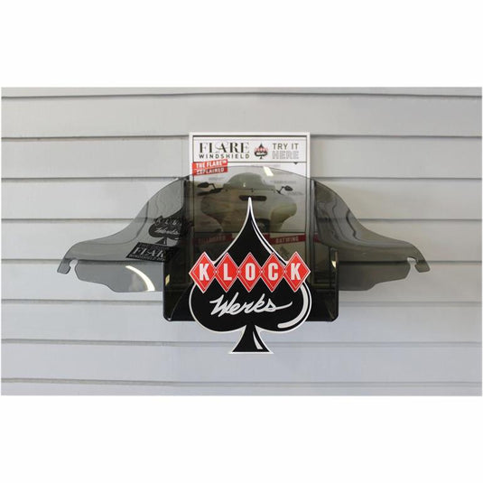 Klock Werks KWW-01-0301 Flare Windshield Display with Flyer