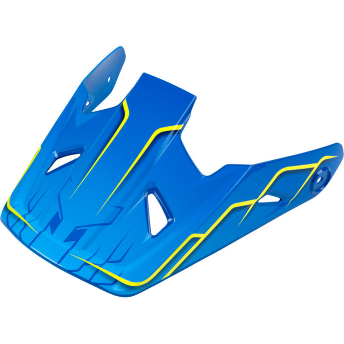 Z1r Visor for Rise 2.0 Helmet - Teal/Yellow