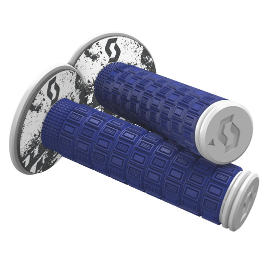 Scott Usa 269305-1006 Mellow ATV Grips - Blue/White