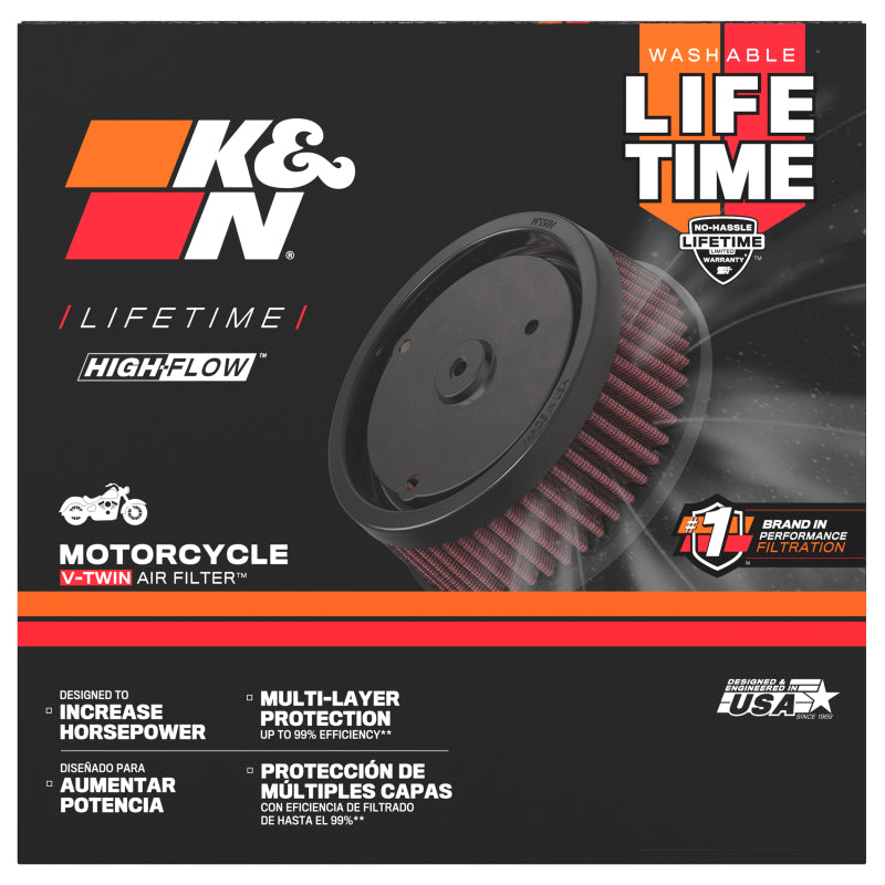Load image into Gallery viewer, K&amp;N Engineering HD-1718 KN Motorcycle Direct Fit Air Filters
