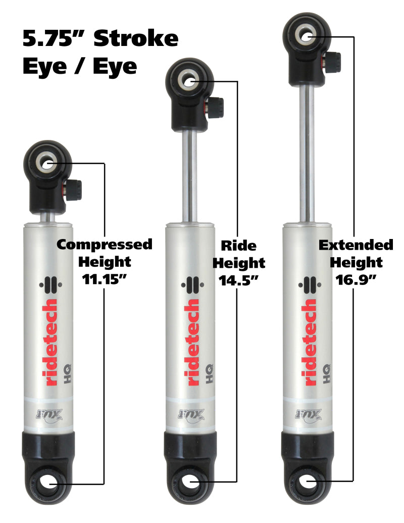 Load image into Gallery viewer, Ridetech 22169841 RID HQ Shocks
